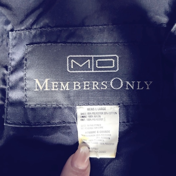 🔥VINTAGE 🔥 Navy Members only 80’s men’s jacket - Picture 3 of 4